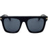 Marc Jacobs Black Round Framed Grey Lens Sunglasses One Size